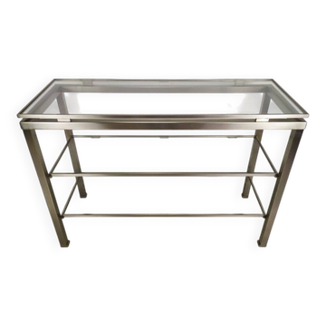 Table console par Guy Lefevre pour Maison Jansen, 1970s