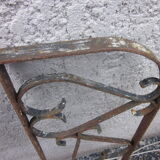 Pair of old wrought iron grid