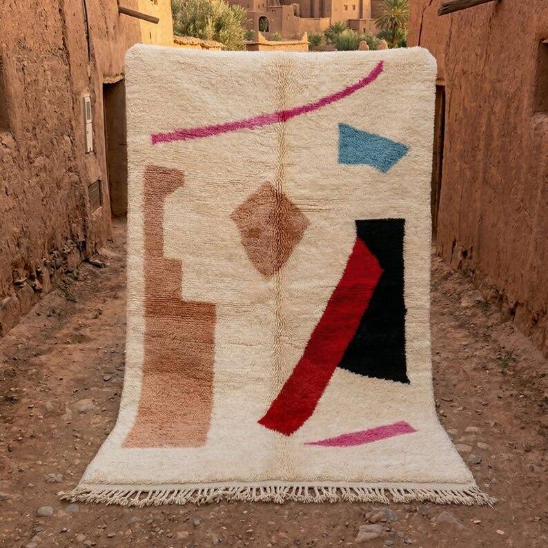 Moroccan wool rug