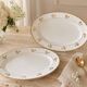 Paire de plats en porcelaine 1950