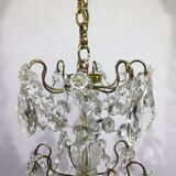 4 light crystal chandelier
