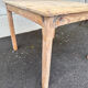Farm table – vintage – table – rustic raw wood