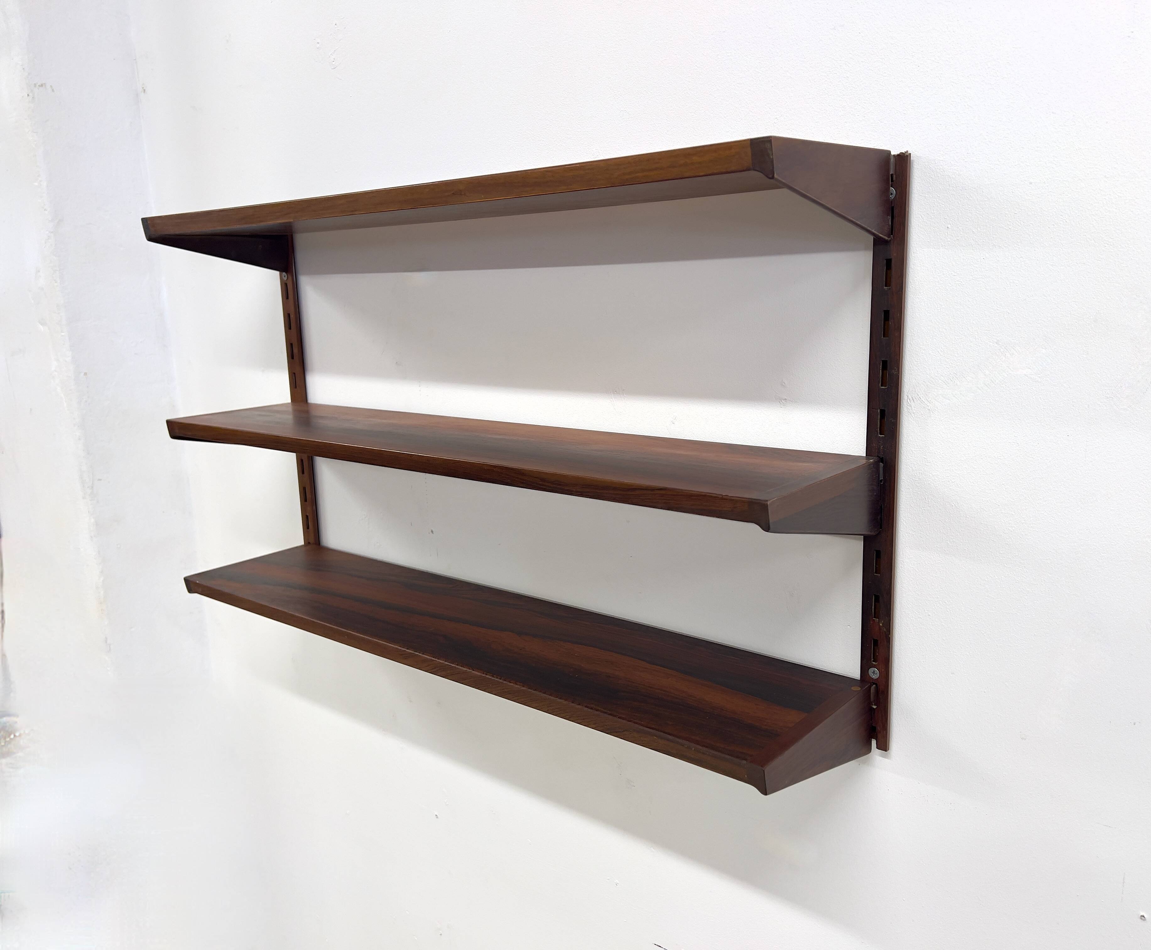 Rosewood Shelves By Kai Kristiansen For Feldballes