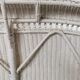 Wicker bench, rattan