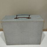 Ancien gramophone  - phonographe portable orphée dans sa boite en bois