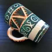 Unique piece signed mug décor
