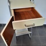Bedside table in vintage formica typical of the 60s
