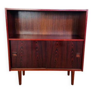 Bibliothèque rétro vintage danoise en palissandre des années 1960