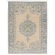 One-of-a-kind Vintage Wool Area Rug. Handknotted Turkish Carpet for Country, Farmhouse Decor
