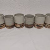 Glazed stoneware service