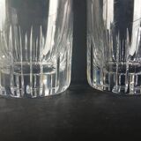 Lot of 2 Rotary Gm whisky glasses in Baccarat crystal.
