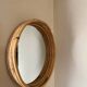 Rattan mirror duo, 30 cm