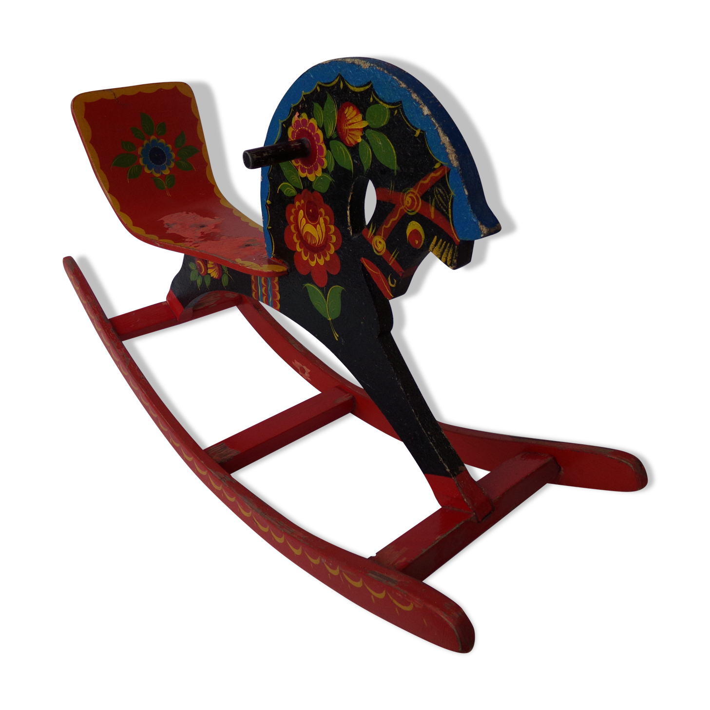 Horse rocking Russian