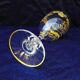 Crystal glass Saint Louis model Massenet gold N°2