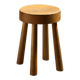 Solid pine stool, Charlotte Perriand 1960s