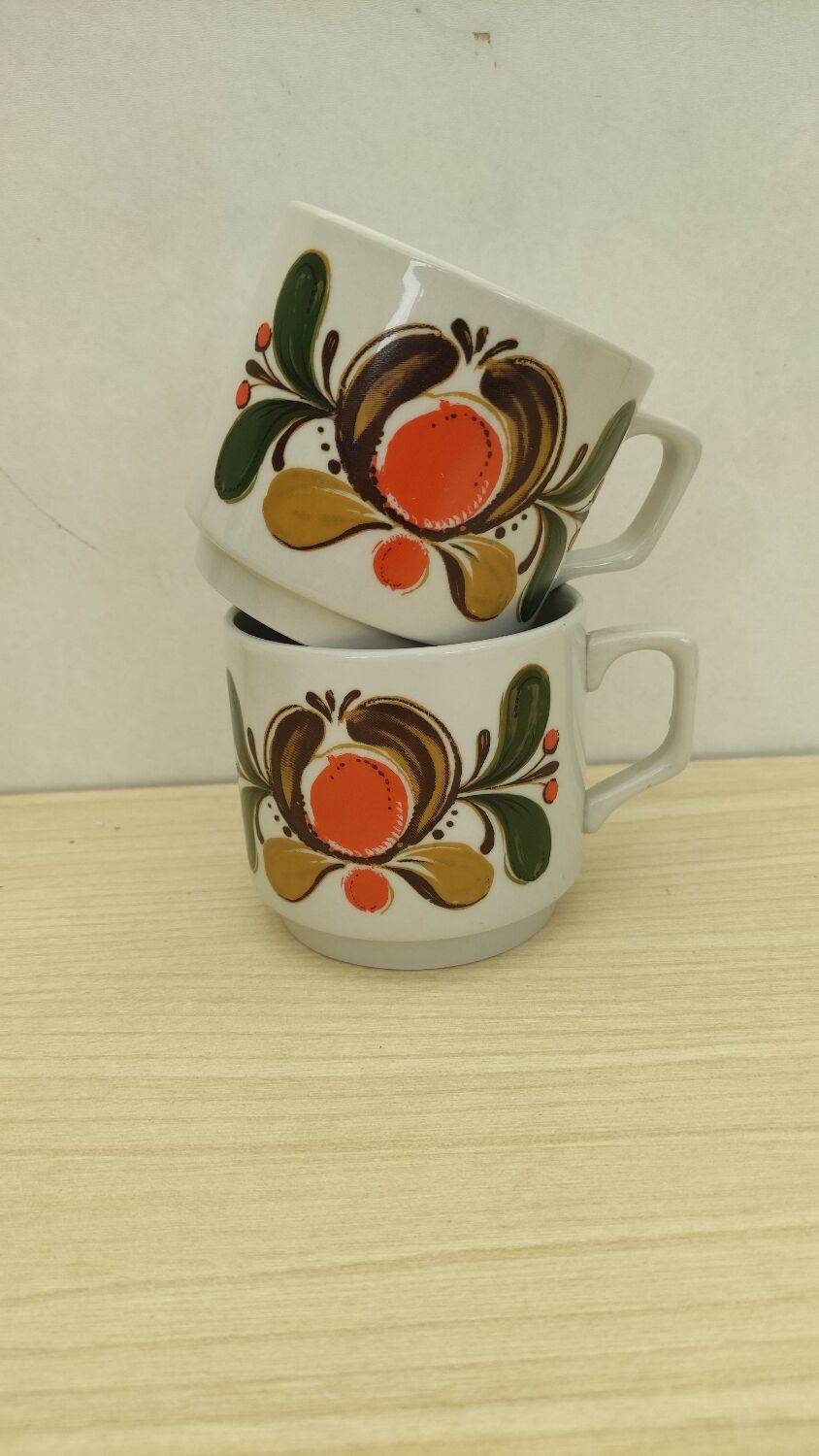 Duo de mugs vintage