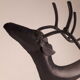 style scandinave cerf en métal brut soudé