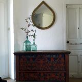 Old wedding chest painted 1891