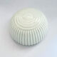 White glass plafond Polam Wikasy, Poland 1970s.