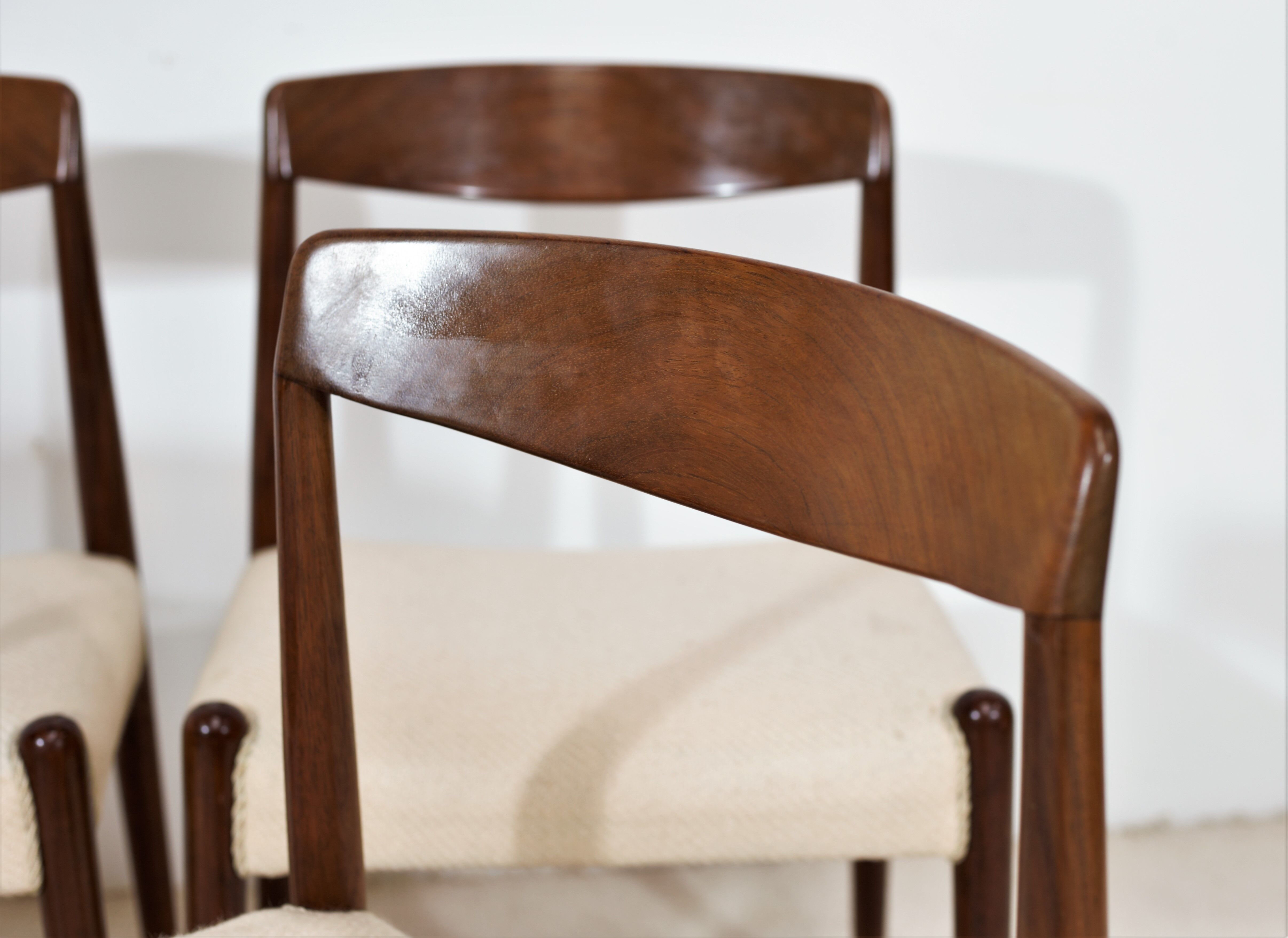 Danish walnut chairs
