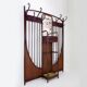 Porte-manteau mural Thonet Art Nouveau Vienne c.1900