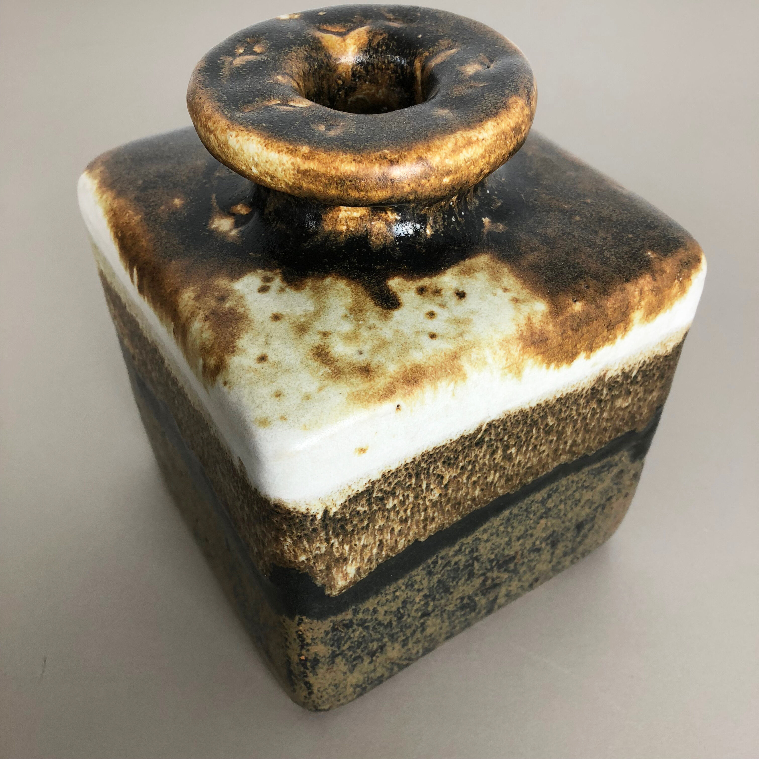 Super Rare 1970s Ceramic Studio Pottery Vase by Babara Stehr Ceramics, Germany