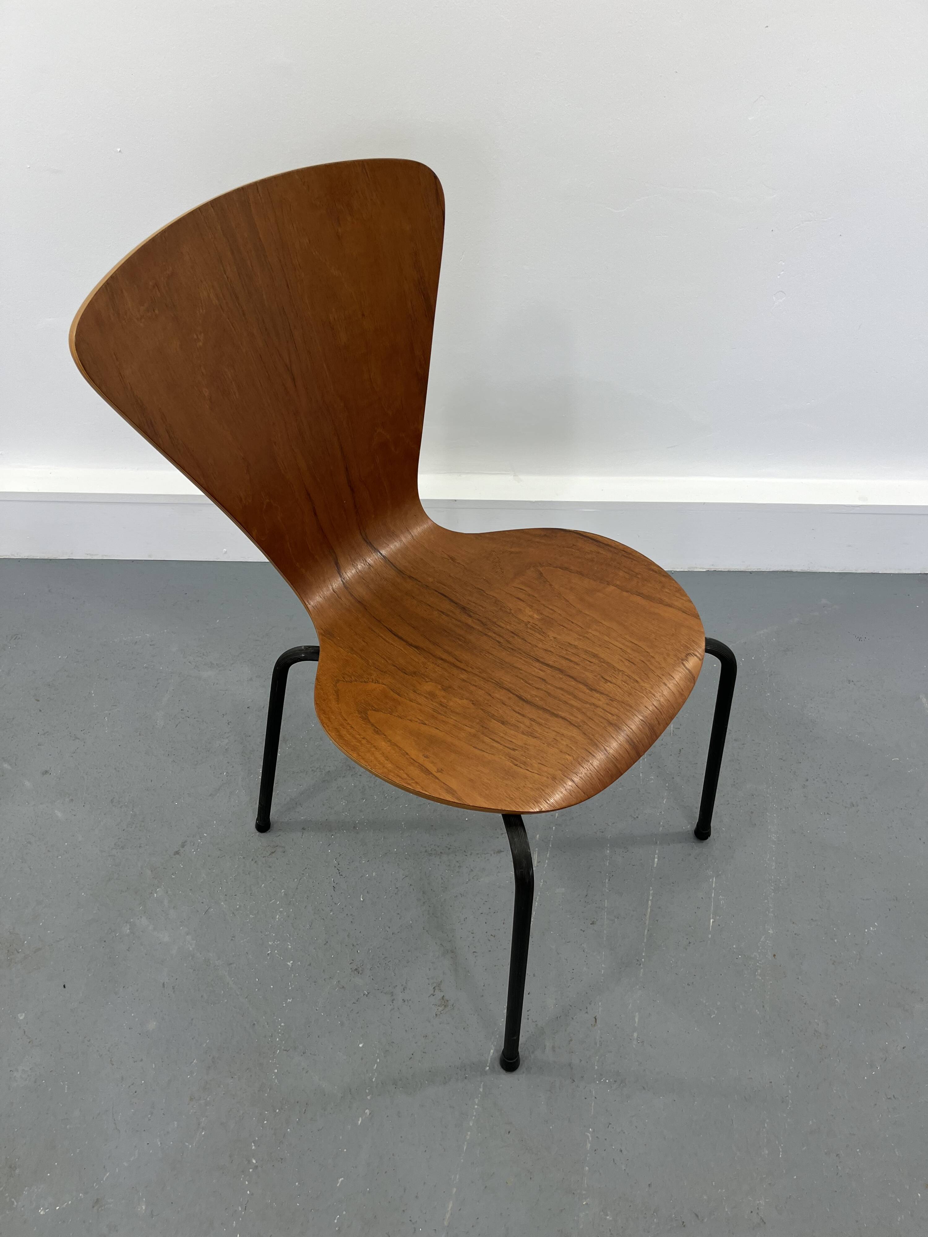 Danish plywood chair, 1970 s