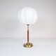 Mid-Century Modern brass and metal table lamp Ewå, Sweden, 1950s