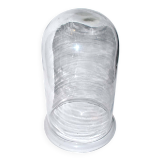 Globe en verre soufflé - cloche globe de mariée 30cm Ht Cabinet curiosité