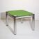 Vintage poker table by Joe Colombo for Zanotta, Italy, 1970s.