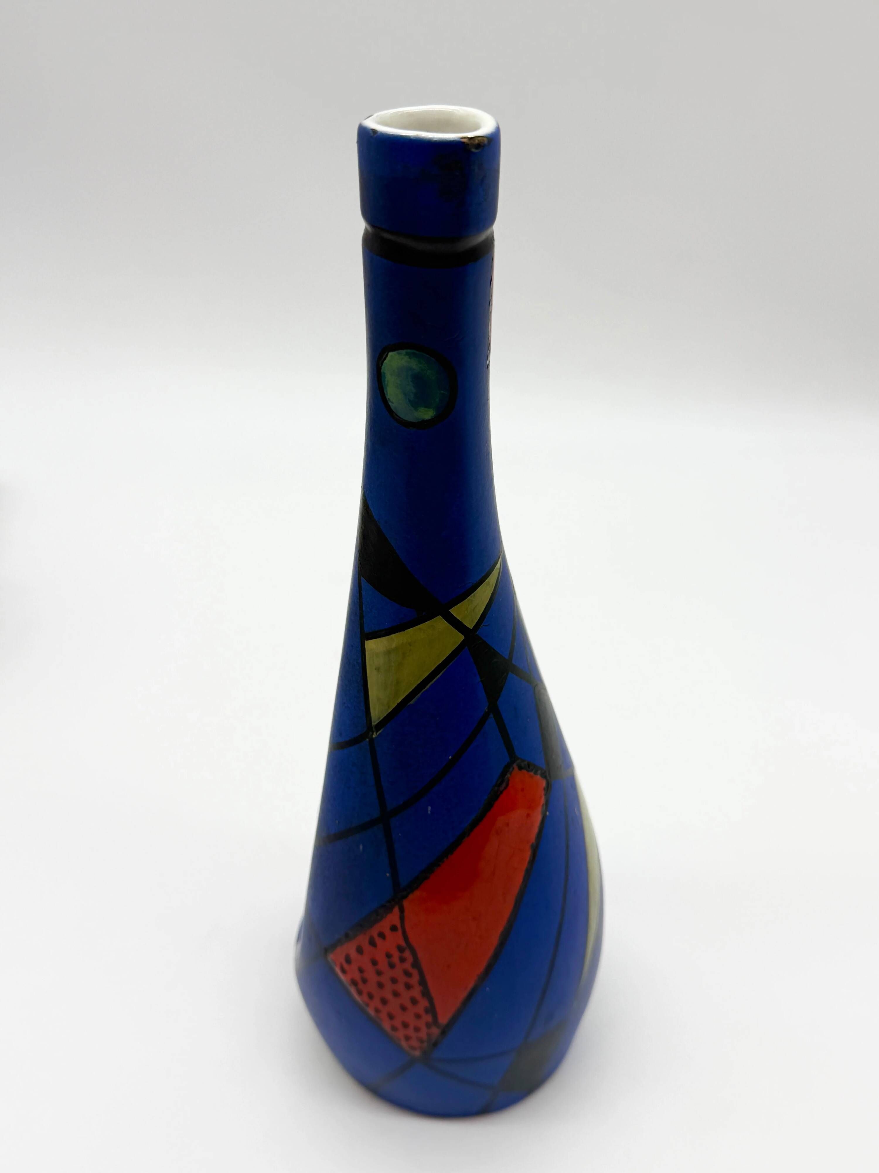 Vase / jug in ceramic "Maiolica Deruta", Italy, 1960s