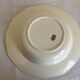 Octagonal fine earthenware table centrepiece 1920 white cream