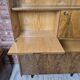 Restored Mid-Century Tapered Highboard Bar Cabinet  in Walnut & Mahogany
