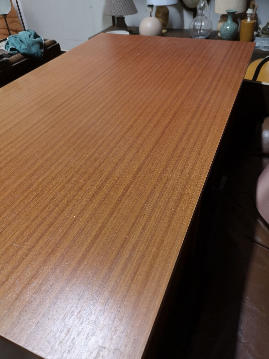 Wooden desk in the 60s