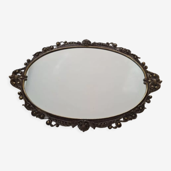 Oval mirror, 80x52 cm