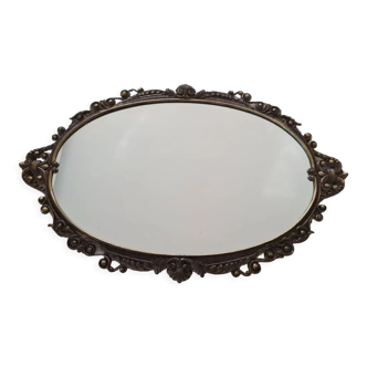 Oval mirror, 80x52 cm