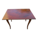 Antique inlaid opening side table