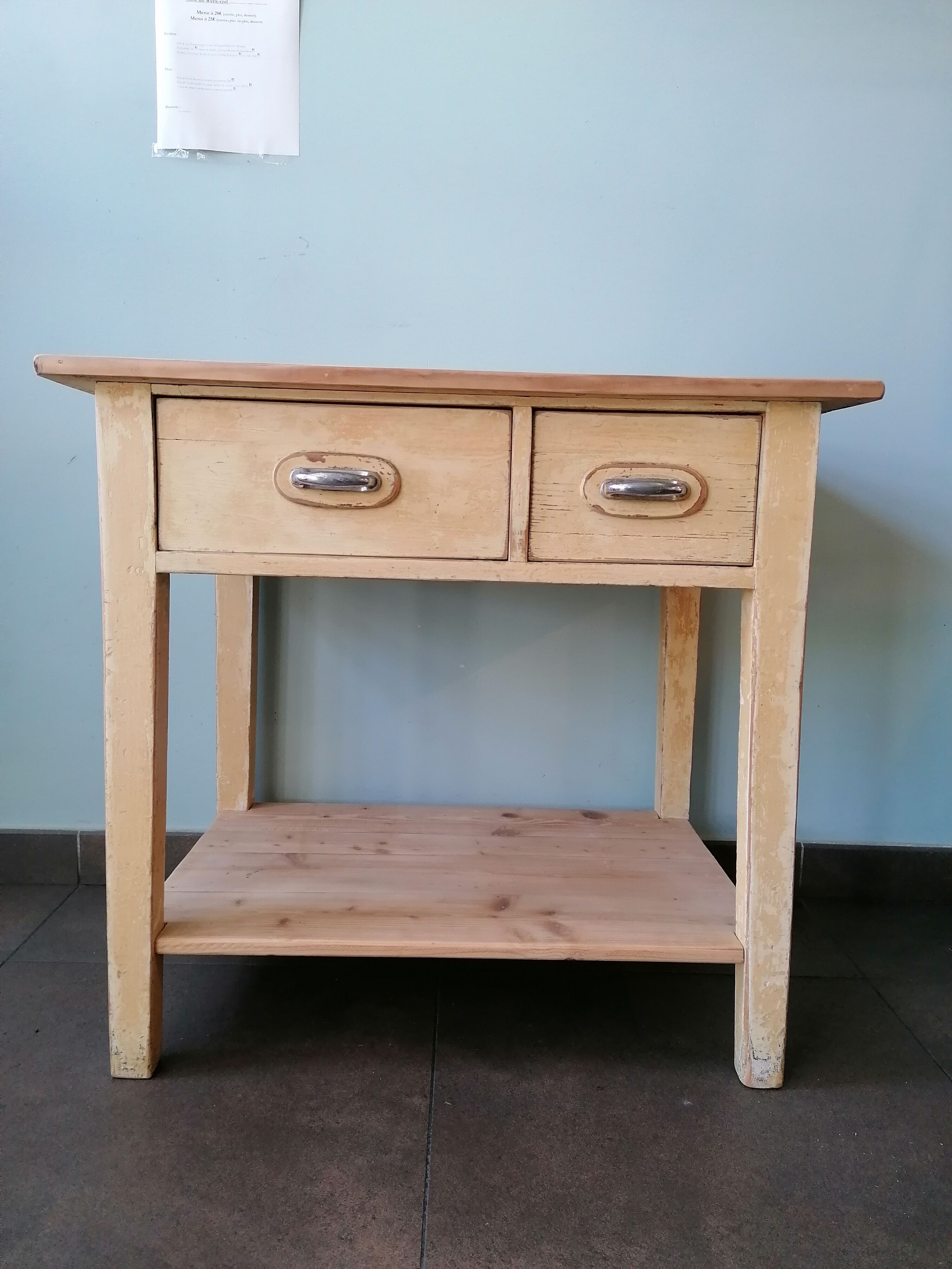 Vintage farmhouse table