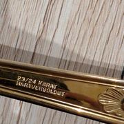 Luxury Cutlery Set Solingen SBS Gold Plated with Fine Gold 23/24 Carats - 70 Pieces