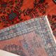 Handmade antique Persian Sarouk rug 106cm x 161cm 1900s -1B694
