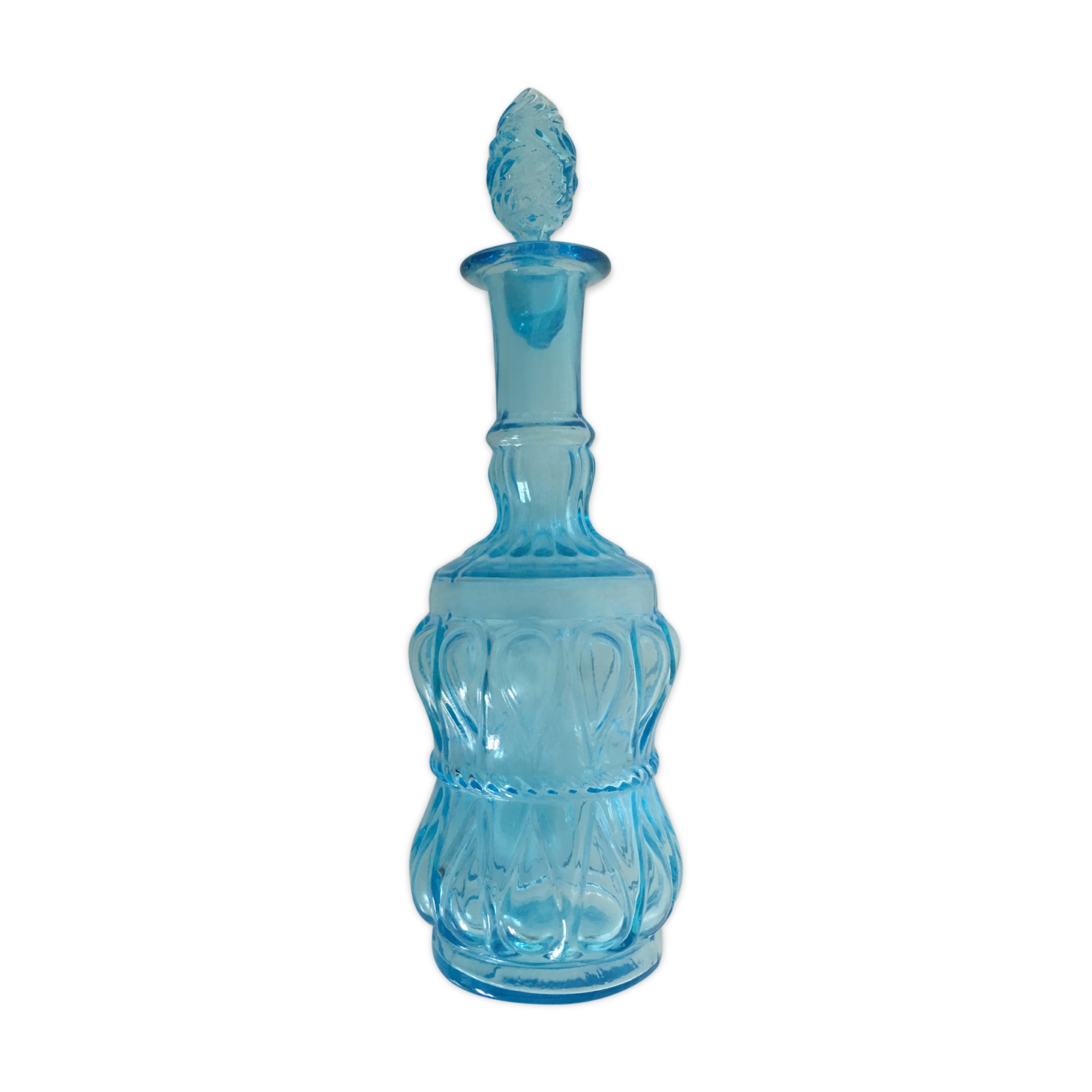 Blue carafe Empoli 70's