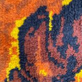 Tapis ancien français art déco 92x180 cm