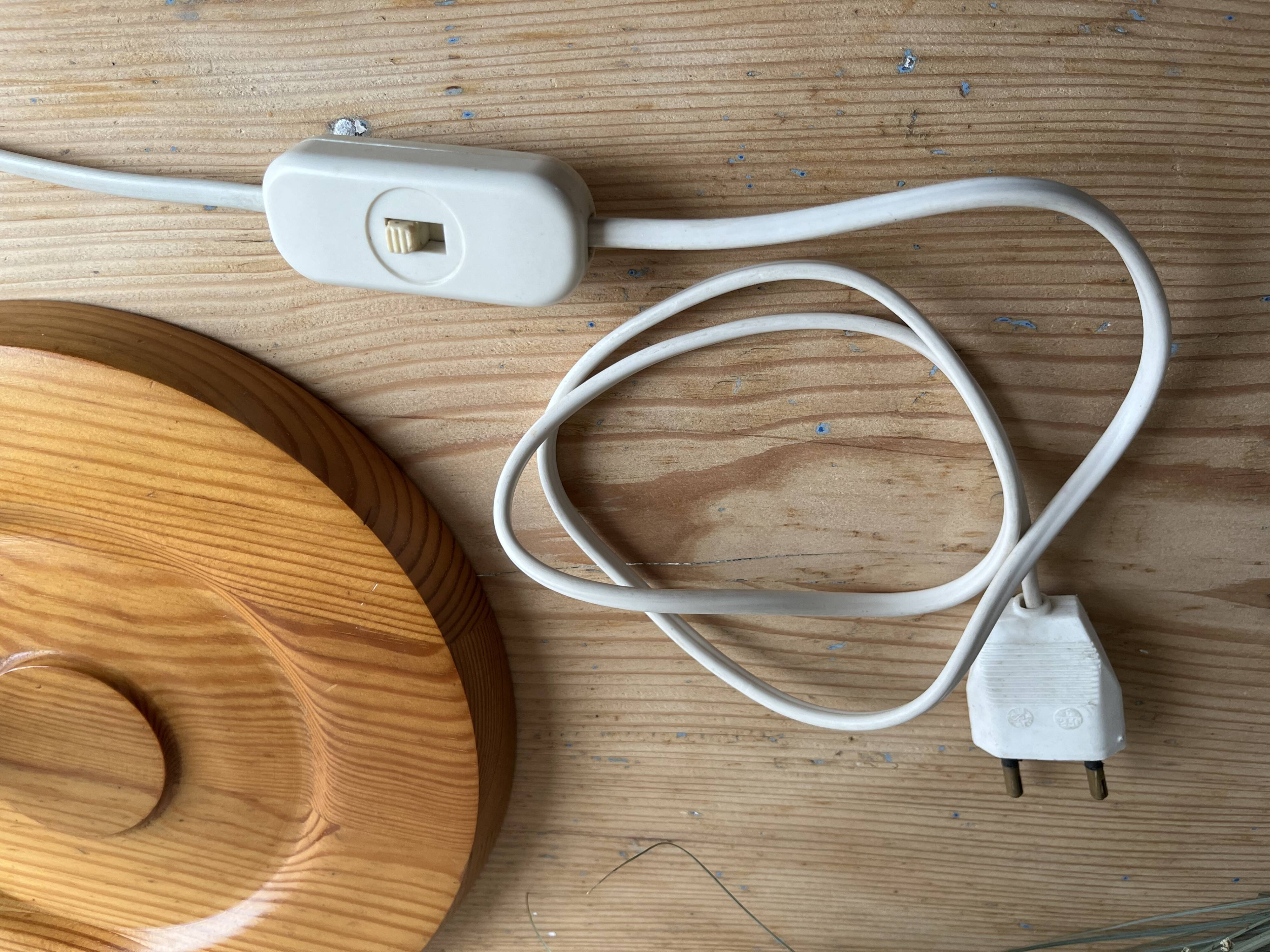 Vintage Opus / Zirkon Ikea pine lamp