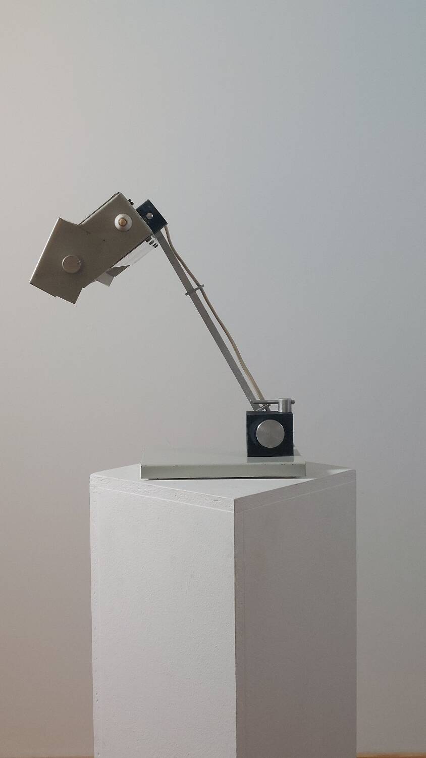 XXL vintage metal desk lamp by Klaus Musinowski GDR