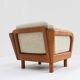 Vintage Danish mid-century armchair solid teak by Olsen Laursen 1960s