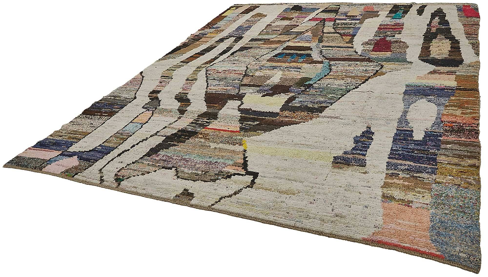 Handwoven Turkish Recycled Boho Rug 324 cm x 375 cm