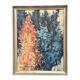 Swedish Oil on Canvas “Abstract” by Lennart Alexandria Vintage & Framed 39x31cm