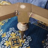 Coffee table in brass and marble 1960