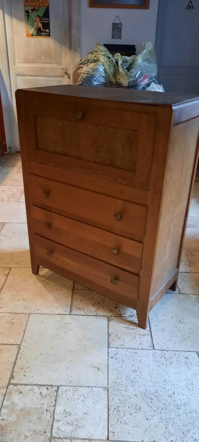 Secretary chest of drawers