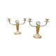Magnificent pair of Chritofle candlesticks, Royaumont model - 1950s